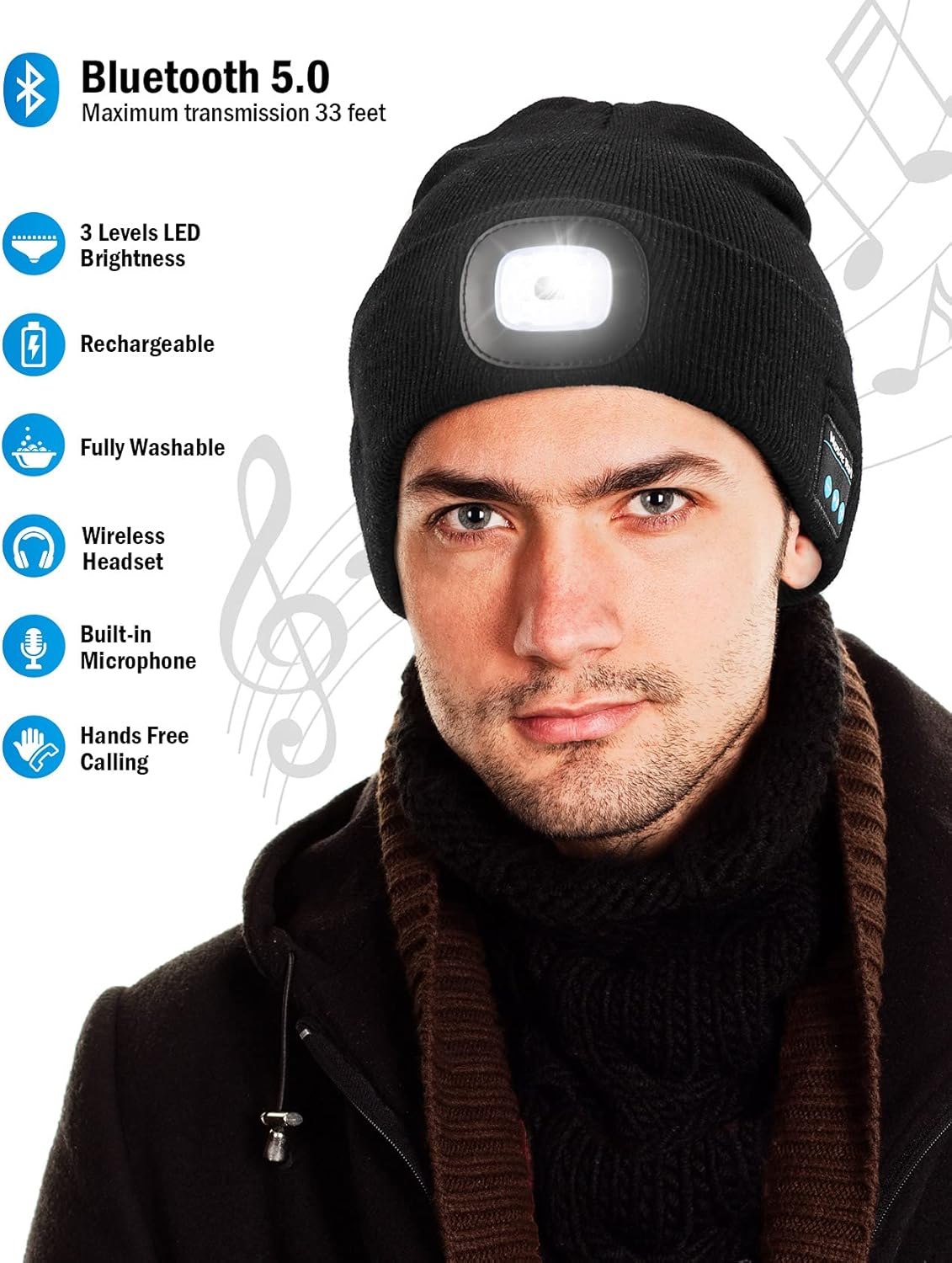 VEXLIO™ Bluetooth Beanie